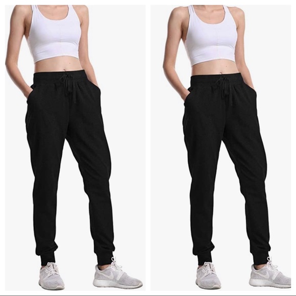 Perfect Solid Brushed Jogger pants with pocket - Picture 3 of 5